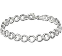 SilberDream Bracelet Femme Cercle argent sterling mat 19,5cm argent SDA431