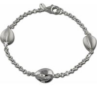SilberDream Bracelet femme goutte argent sterling mat 19cm argent SDA416