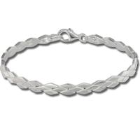 SilberDream Bracelet femme losange argent sterling mat 19cm argent SDA430