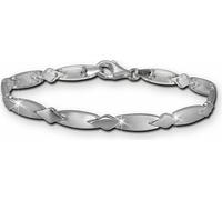 SilberDream Bracelet femme motif argent sterling mat 18,5cm argent SDA437J