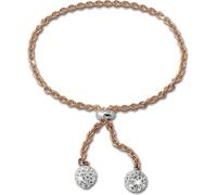 SilberDream Bracelet Femme Scintillant 925 Argent entier jusqu'à 25cm rose blanc SDA2205E