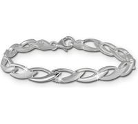 SilberDream Bracelet femme tresse argent sterling mat 19cm argent SDA438J