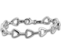 SilberDream Bracelet Femme Triangle 925 argent véritable 18.7cm Bijoux de bras D2SDA470W