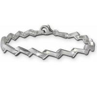 SilberDream Bracelet femme zigzag argent sterling mat 19cm argent SDA440J