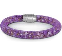 SilberDream Bracelet pour femme 20cm multicolore Mini cristaux acier inoxydable nylon SDA050F0