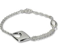 SilberDream Bracelet pour femme Drop argent sterling mat 18,5cm argent SDA413