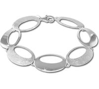 SilberDream Bracelet pour femme Retro en argent sterling mat 19,5cm argent SDA435