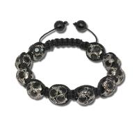 Silberdream Bracelet Shamballa Bijoux En Argent Femme 10 Boules 18-23cm Sda926