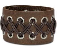 SilberDream bracelet -vachette tannée- brun antique cordon hommes LA5353B