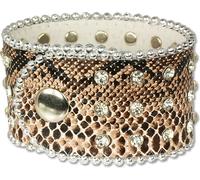 SilberDream bracelet -vachette tannée- brun zirconium femme LAP229B