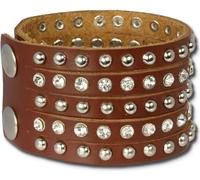 SilberDream bracelet -vachette tannée- brun zirconium femme LAP231B