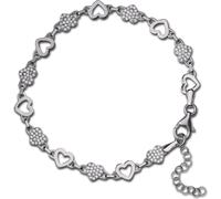 SilberDream Bracelet zirconia dames cœurs 925 argent bijoux argent D2SDA4798W