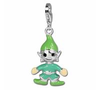 Silberdream Breloque Bracelet Émail Argent 925 Pendentif Nain Coloré Fc601