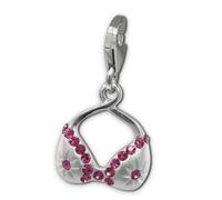 Silberdream Breloque Bracelet En Argent Véritable 925 Pendentif Soutien-Gorge Rose Zircone Fc863a