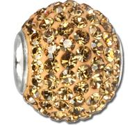 SilberDream brun Shiny Zirconia Femme Bijoux 925 Argent Bead GSB206