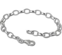 SilberDream Chaîne à breloques 925 argent sterling 25cm Charms bijoux de pied argent D2FC0110