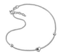 Silberdream Chaîne De Cheville Argent Pour Femme Bijoux Argent 925 Coeurs 25cm Sdf2045