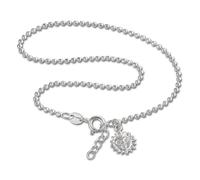 Silberdream Chaîne De Cheville Argent Pour Femme Bijoux En Argent 925 Soleil 25,5cm Sdf2075