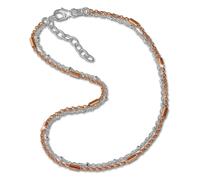 Silberdream Chaîne De Cheville Or Rose 333 Pour Femme Bâtons Dargent 23-26cm Sdf0253t