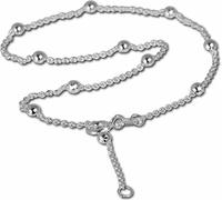 SilberDream Chaîne de cheville pour dames 25cm en argent 925 non allergénique argent boule SDF004