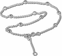 SilberDream Chaîne de cheville pour dames 28cm en argent 925 non allergénique argent boule SDF007