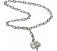 SilberDream Chaîne de cheville pour femme 25cm 925 argent véritable sans allergènes Trèfle SDF009