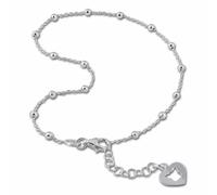 Silberdream Chaîne De Cheville Pour Femme Bijoux En Argent 925 Coeur Ouvert 26cm Sdf2096