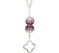 SilberDream Chaîne pendentif perle zircon argent ensemble multicolore D2GSS004