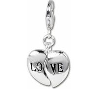 SilberDream Charm Bijoux Bracelet Pendentif Cœur LOVE 925 Argent véritable FC3008