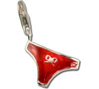 SilberDream Charm Bijoux Bracelet Pendentif Panty rouge 925 Argent véritable FC3031R