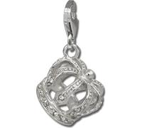 SilberDream Charm bracelet bijoux pendentif couronne royale 925 argent véritable FC814