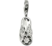 SilberDream Charm bracelet bijoux pendentif flip-flop 925 argent véritable FC3129