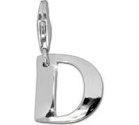 SilberDream Charm bracelet bijoux pendentif lettre D 925 argent véritable FC70D