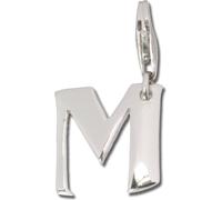 SilberDream Charm bracelet bijoux pendentif lettre M 925 argent véritable FC70M