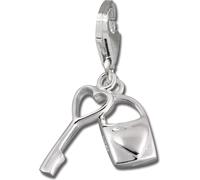 SilberDream Charm bracelet pendentif cœur clé 925 argent véritable FC3117