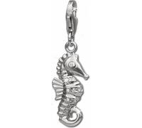 SilberDream Charm bracelet pendentif hippopotame zirconium 925 argent véritable FC682
