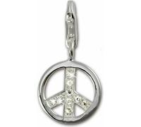 SilberDream Charm bracelet pendentif Peace zirconium 925 argent véritable FC249W