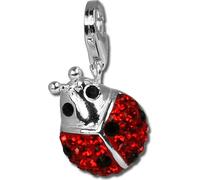 SilberDream Charm coccinelle zirconium Pendentif à breloques Argent D2GSC207