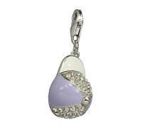 Silberdream Charm Pendentif En Argent Véritable 925 Blanc Violet Casquette De Baseball Zircone Fc663