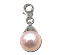 Silberdream Charm Pendentif En Argent Véritable 925 Coquillage Rose - Perle Fc211a