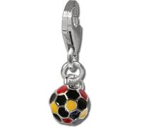 SilberDream Charm pendentif football multicolore 925 argent véritable FC706