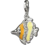 SilberDream Charm pendentif poisson des mers du Sud multicolore zircon 925 argent véritable FC677