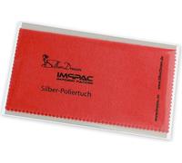 SilberDream chiffon de nettoyage 15x16cm 1 pièce rouge Imppac chiffon à polir ZAP137R1