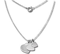 SilberDream Collier 45cm 925 Argent Femme Bijoux Coeurs argent SDK8001J