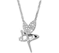 SilberDream Collier 45cm 925 argent véritable avec zirconia pendentif fée SDK4982W