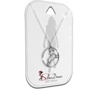 SilberDream Collier 45cm 925 VRAI bijoux en argent Constellation du Lion SDK8508W