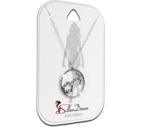 SilberDream Collier 45cm 925 VRAI bijoux en argent Constellation du Scorpion SDK8511W