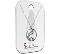 SilberDream Collier 45cm 925 VRAI bijoux en argent Constellation du Verseau SDK8502W