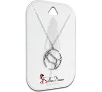 SilberDream Collier 45cm 925 VRAI bijoux en argent constellation Gémeaux SDK8506W