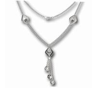 SilberDream Collier pour dames Drop 45cm en argent sterling mat SDK413